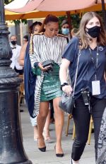 NAOMI OSAKA Leaves Her Hotel in New York 07/10/2021