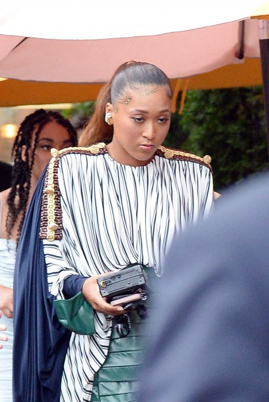 NAOMI OSAKA Leaves Her Hotel in New York 07/10/2021