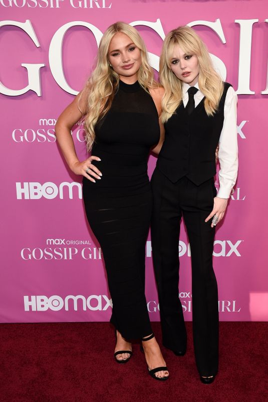 NATALIE and EMILY ALYN LIND at Gossip Girl Premiere at Spring Studios in New York 06/30/2021