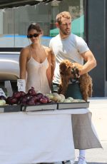 NATALIE JOY at a Farmers Market in Los Angeles 07/18/2021