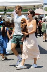NATALIE JOY at a Farmers Market in Los Angeles 07/18/2021