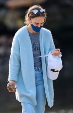 NATALIE PORTMAN Out at Parsley Bay Beach in Sydney 07/08/2021