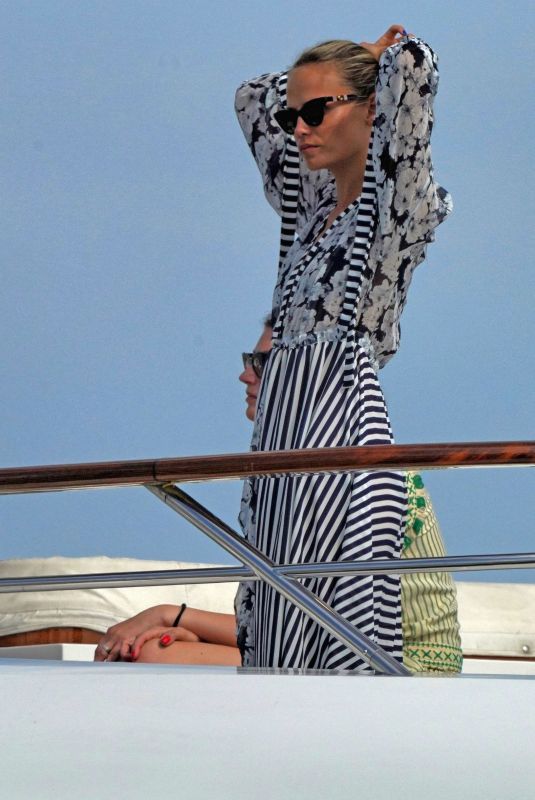 NATASHA OPOLY at a Yacht in Saint-Tropez 07/25/2021