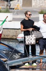 NATASHA POLY Arrives in Capri at UNICEF Italia and LuisaViaRoma Summer Gala 07/30/2021