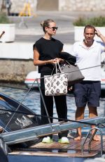 NATASHA POLY Arrives in Capri at UNICEF Italia and LuisaViaRoma Summer Gala 07/30/2021