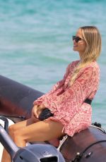 NATASHA POLY at a Boat in Saint-Tropez 07/21/2021