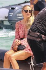 NATASHA POLY at a Boat in Saint-Tropez 07/21/2021