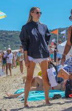 NATASHA POLY at Club 55 Beach in Saint-tropez 07/14/2021