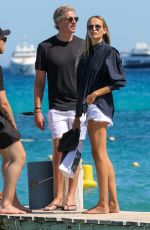 NATASHA POLY at Club 55 Beach in Saint-tropez 07/14/2021