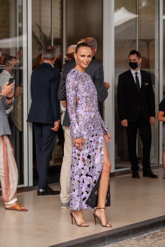 NATASHA POLY at Hotel Martinez at 74th Cannes Film Festival 07/13/2021