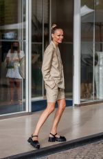 NATASHA POLY Leaves Hotel Martinez in Cannes 07/12/2021