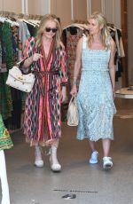 NICKY and KATHY HILTON Shopping at Alice + Olivia in Beverly Hills 07/21/2021