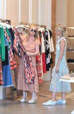 NICKY and KATHY HILTON Shopping at Alice + Olivia in Beverly Hills 07/21/2021
