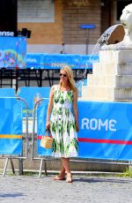 NICKY HILTON Out for Lunch with Her Parents in Rome 07/01/2021