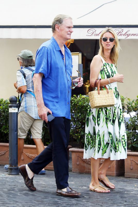 NICKY HILTON Out for Lunch with Her Parents in Rome 07/01/2021