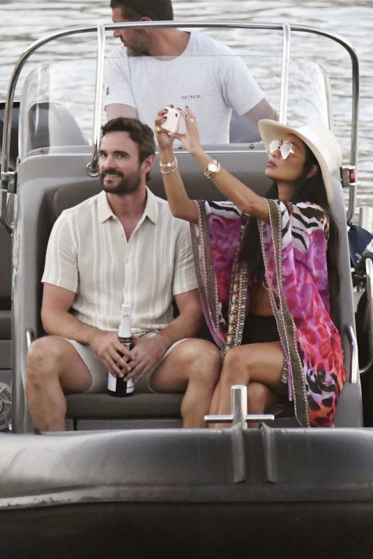 NICOLE SCHERZINGER and Thom Evans on Vacation in Mykonos 07/04/2021