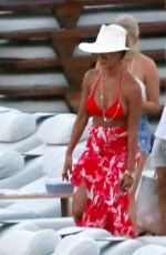 NICOLE SCHERZINGER and Thom Evans Out in Mykonos 07/03/2021