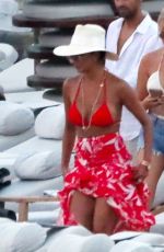 NICOLE SCHERZINGER and Thom Evans Out in Mykonos 07/03/2021