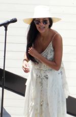 NICOLE SCHERZINGER at a Sound Check Before Performing for a Cartier Event in Lake Como 06/27/2021