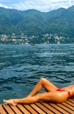 NICOLE SCHERZINGER in a Red Bikini - Instagram Photos 07/25/2021