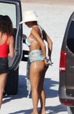 NICOLE SCHERZINGER in Bikini and Thom Evans Out in Mykonos 07/03/2021