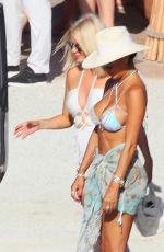 NICOLE SCHERZINGER in Bikini and Thom Evans Out in Mykonos 07/03/2021