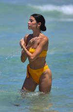 NICOLE WILLIAMS in Bikini at a Beach in Miami 07/12/2021