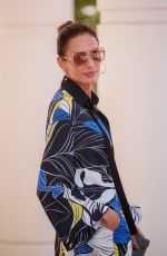 NIEVES ALVAREZ Leaves Hotel Martinez in Cannes 07/13/2021