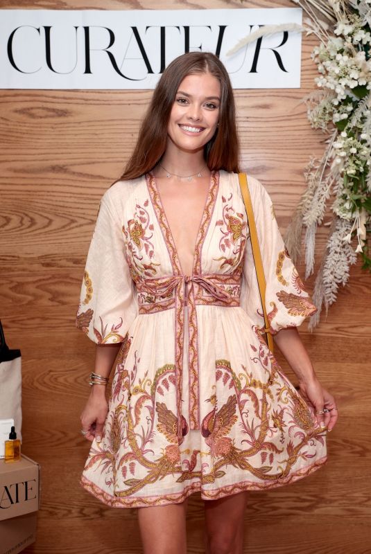 NINA AGDAL at Curateur Launch Event in The Hamptons 07/08/2021