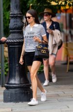 NINA DOBREV in Shorts Out in New York 07/11/2021