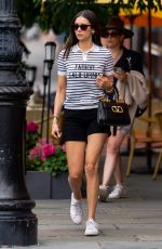 NINA DOBREV in Shorts Out in New York 07/11/2021