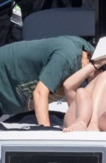 OLIVIA WILDE and Harry Styles at a Yacht in Giglio Island 07/09/2021