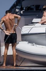 OLIVIA WILDE and Harry Styles at a Yacht in Giglio Island 07/09/2021