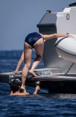 OLIVIA WILDE and Harry Styles at a Yacht in Giglio Island 07/09/2021