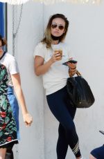 OLIVIA WILDE Out for Coffee in Los Angeles 07/22/2021