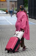 OTI MABUSE Arrives at Stephs Packed Lunch TV Show in Leeds 07/07/2021