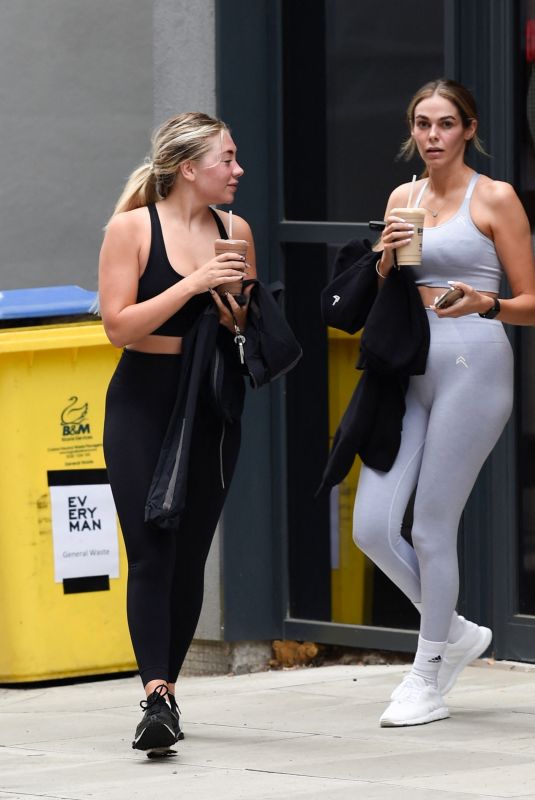 PAIGE TURLEY and BETH DUNLAVEY Leaving Barrys in Manchester 07/27/2021)