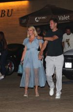 PARIS HILTON and Carter Milliken Reum at Nobu in Malibu 07/17/2021