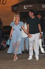PARIS HILTON and Carter Milliken Reum at Nobu in Malibu 07/17/2021