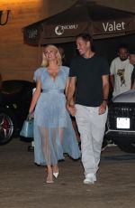 PARIS HILTON and Carter Milliken Reum at Nobu in Malibu 07/17/2021