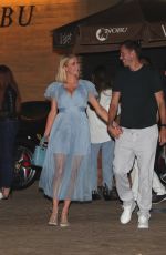 PARIS HILTON and Carter Milliken Reum at Nobu in Malibu 07/17/2021