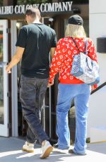 PARIS HILTON and Carter Reum Out Shopping in Malibu 07/03/2021