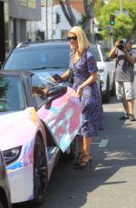 PARIS HILTON on the Set of Paris In Love at Kitson on Robertson Blvd in West Hollywood 07/12/2021
