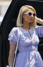 PARIS HILTON Out for Lunch in West Hollywood 07/02/2021