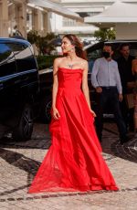 PATRICIA GLORIA CONTRERAS Arrives at Martinez Hotel in Cannes 07/13/2021
