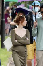 PHOEBE DYNEVOR Arrives at Wimbledon Tennis Tournament in London 07/03/2021