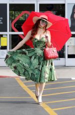 PHOEBE PRICE at a CVS Parking Lot in Los Angeles 07/27/2021