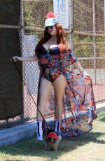 PHOEBE PRICE Out at a Park in Los Angeles 07/12/2021