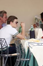PIXIE LOTT and Oliver Cheshire Out for Lunch with Mark-Francis Vandelli and EMMA WEYMOUTH in Rome 07/24/2021