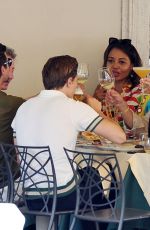 PIXIE LOTT and Oliver Cheshire Out for Lunch with Mark-Francis Vandelli and EMMA WEYMOUTH in Rome 07/24/2021
